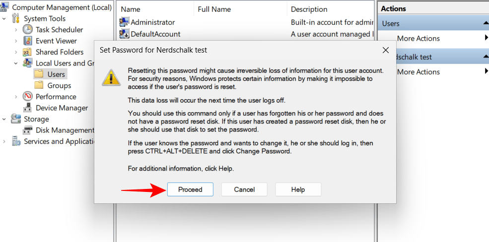 كيفية إعادة تعيين كلمة مرور مسؤول ويندوز 11 باستخدام موجه الأوامر (CMD) 39 reset password with cmd win 11 41 كيفية إعادة تعيين كلمة مرور مسؤول ويندوز 11 باستخدام موجه الأوامر (CMD)