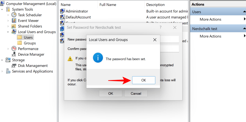 كيفية إعادة تعيين كلمة مرور مسؤول ويندوز 11 باستخدام موجه الأوامر (CMD) 41 reset password with cmd win 11 43 كيفية إعادة تعيين كلمة مرور مسؤول ويندوز 11 باستخدام موجه الأوامر (CMD)
