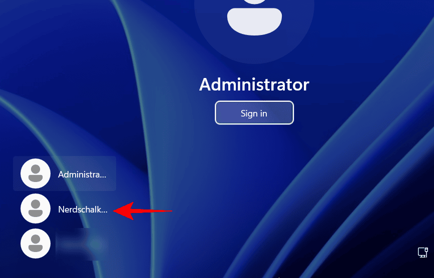 كيفية إعادة تعيين كلمة مرور مسؤول ويندوز 11 باستخدام موجه الأوامر (CMD) 42 reset password with cmd win 11 44 كيفية إعادة تعيين كلمة مرور مسؤول ويندوز 11 باستخدام موجه الأوامر (CMD)