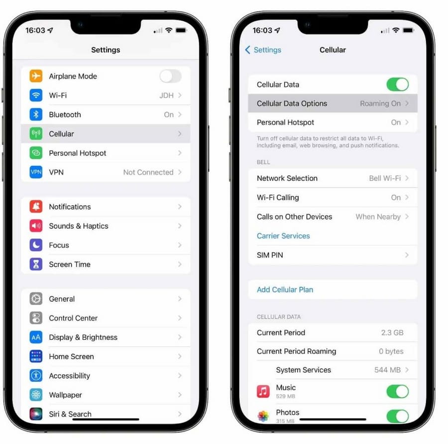 لا يعمل Spotlight Search على ايفون؟ إليك هذا الحل 1 الإعدادات