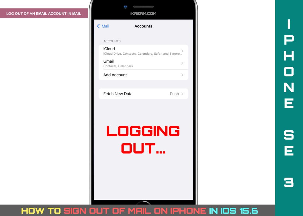 iPhone'da Mail'den Çıkış Yapma 1 sign out of mail on iphone se3 featured 1024x731 1 iPhone'da Mail'den Çıkış Yapma
