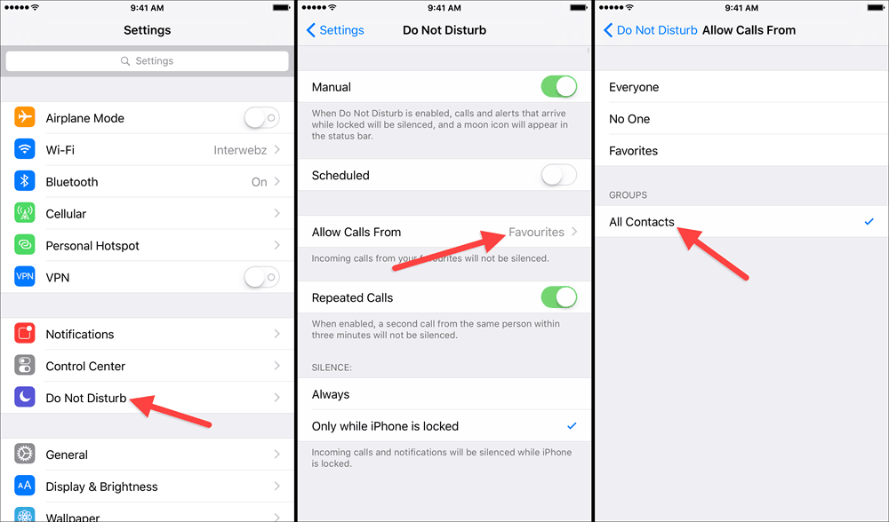 حظر المكالمات من أرقام مجهولة على آيفون