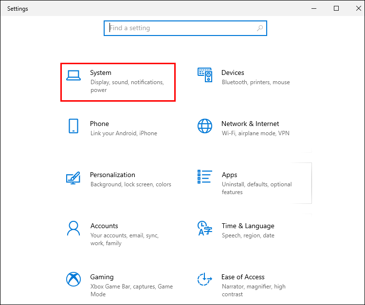 system1 1 Comment réparer la touche Shift S de Windows qui ne fonctionne pas
