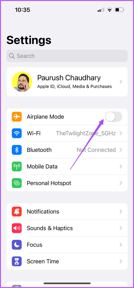 turn on airplane mode in iphone Soluciones para WhatsApp pantalla negra durante la videollamada