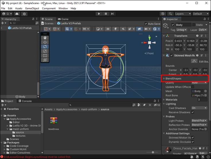 Comment changer votre avatar dans VRChat ? 7 unity 6 Comment changer votre avatar dans VRChat ?