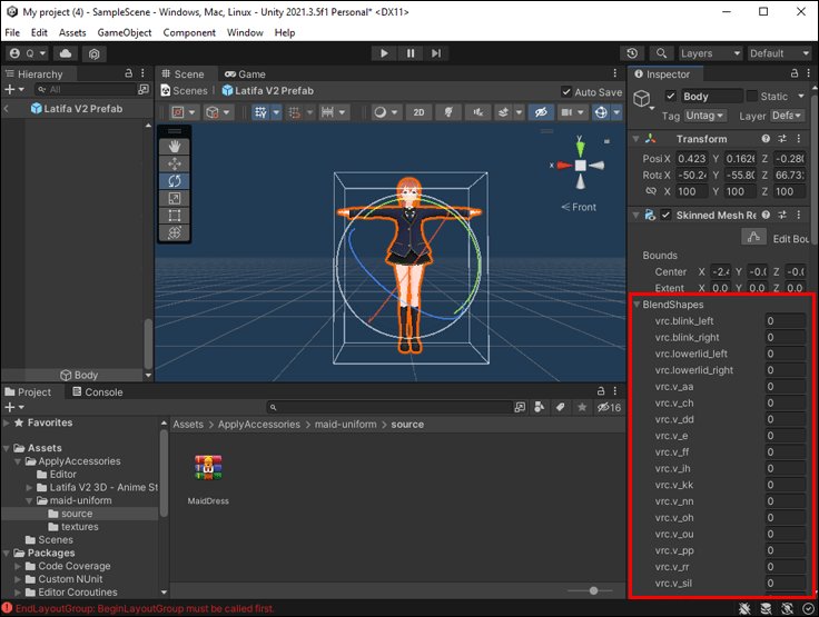 Comment changer votre avatar dans VRChat ? 8 unity 7 Comment changer votre avatar dans VRChat ?