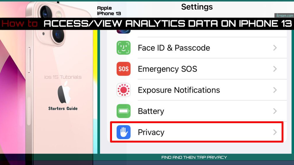 iPhone Analiz Verileri Nasıl Görüntülenir? 3 view analytics data iphone13 ios15 PRIVACY 1024x576 1 iPhone Analiz Verileri Nasıl Görüntülenir?