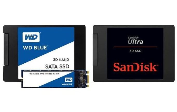 أفضل محركات أقراص صلبة SSD لـ PS4 11 سانديسك الترا 3d ssd الأزرق