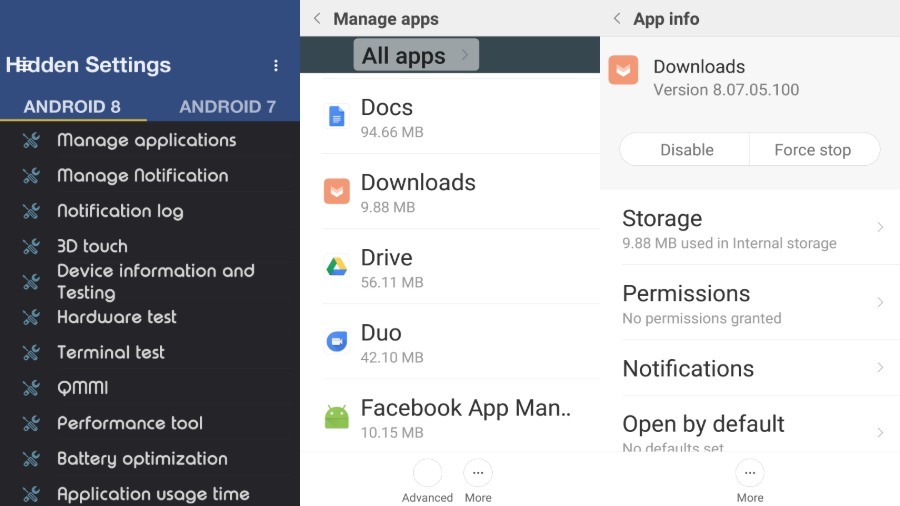 إزالة تطبيقات النظام من شاومي