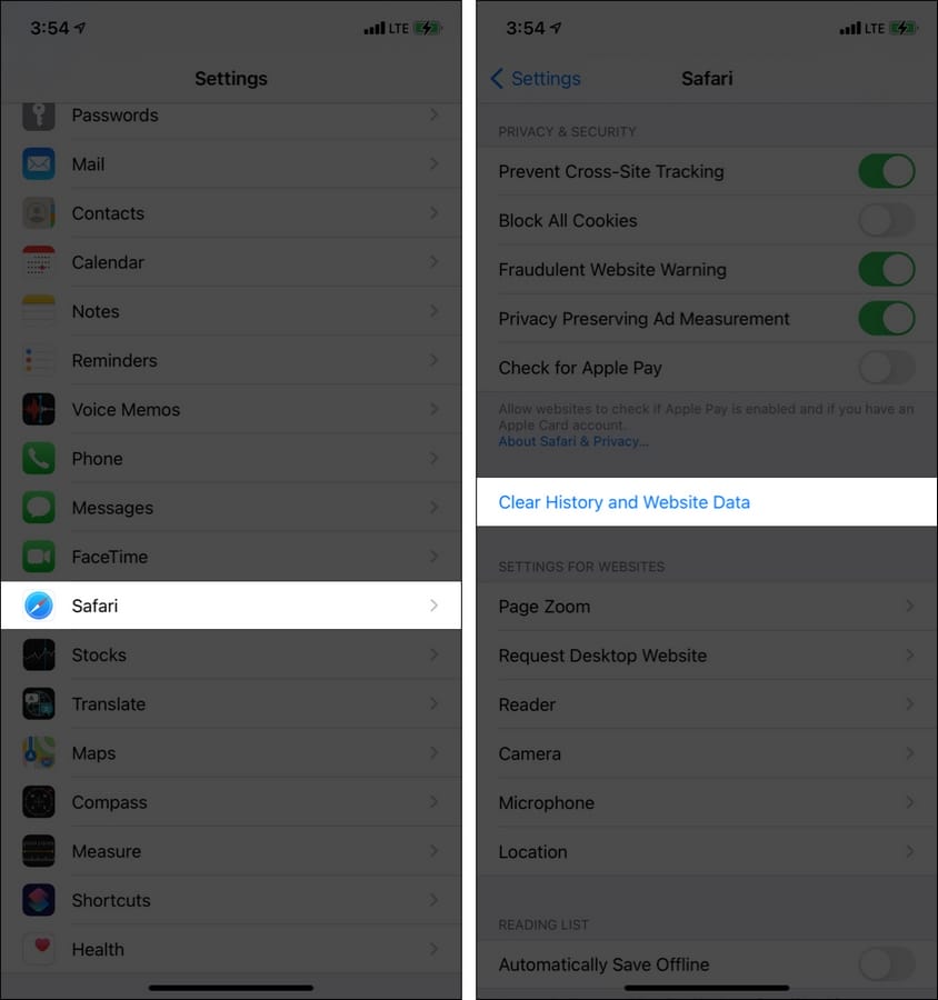 حذف الملفات الاخرى في الآيفون