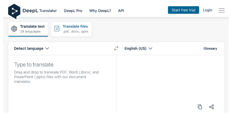 DeepL Top PDF-to-text AI Translation Sites