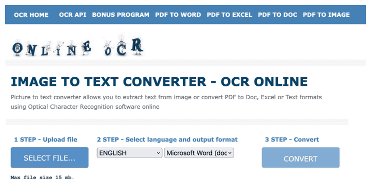 Online OCR Top PDF-to-text AI Translation Sites