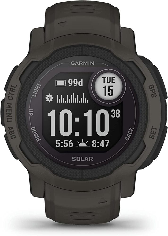 أفضل ساعة ذكية للآيفون 7 Garmin Instinct 2 Solar