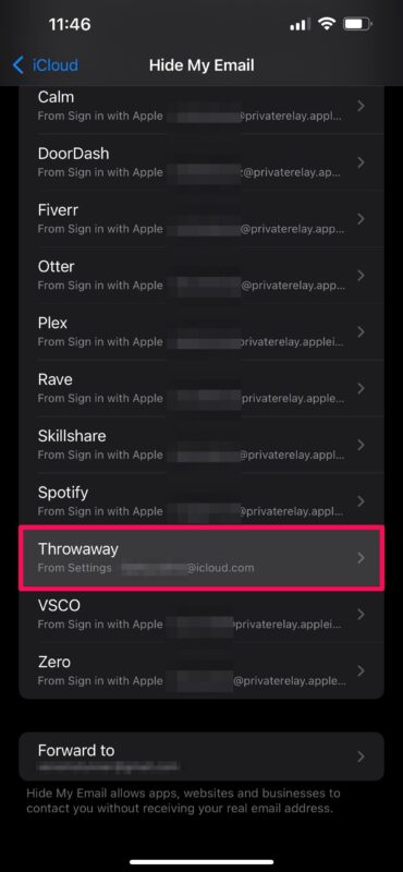 طريقة استخدام Hide My Email for Signups from آيفون