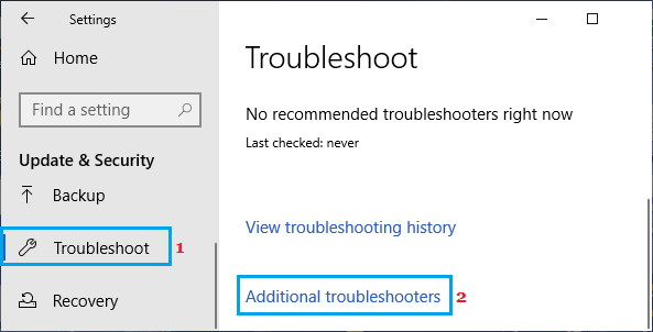 additional troubleshooters 1 Windows 11/10'da Port Kullanımda Hatası Nasıl Giderilir