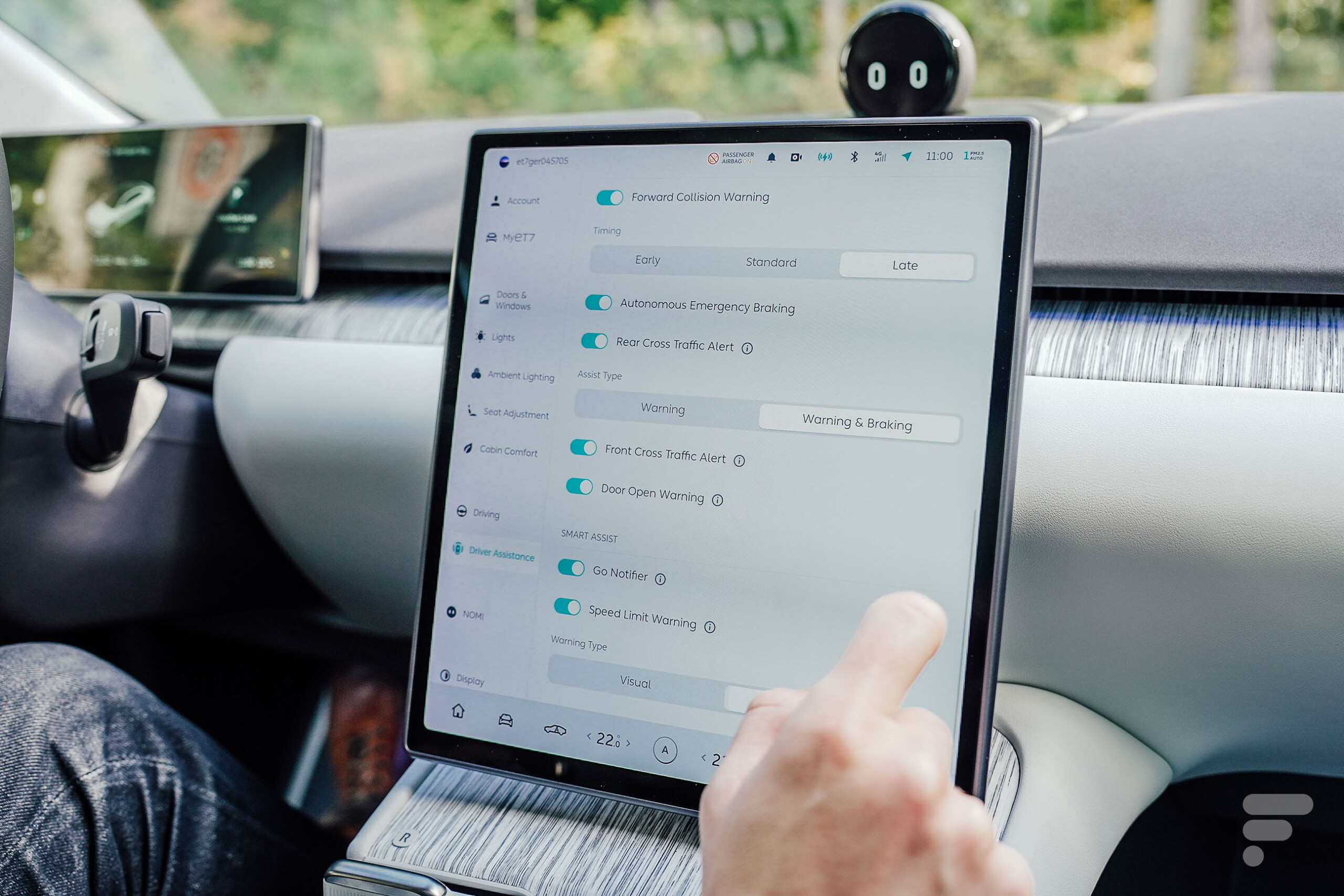 Nio ET7 // Source : Robin Wyck pour GoStart.Biz