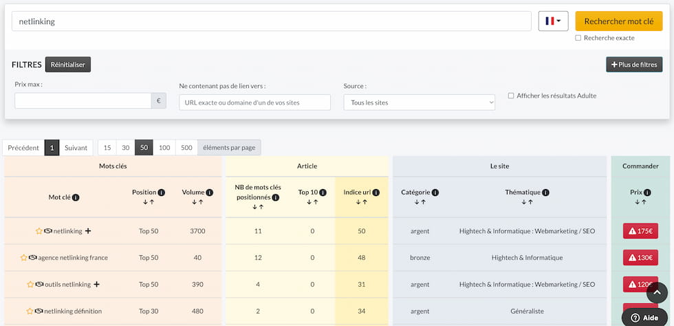 Best Netlinking Platforms 2023: 9 Platforms for Quality Links 25 search nextlevel page