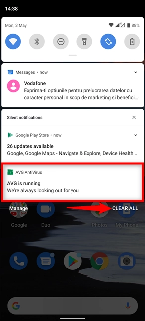 permanent notifications.png Get Rid of a Android Permanent Notification on Lock Screen