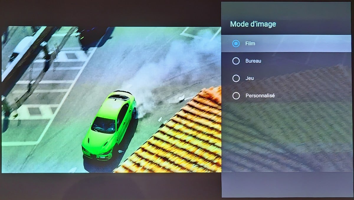 Image modes available