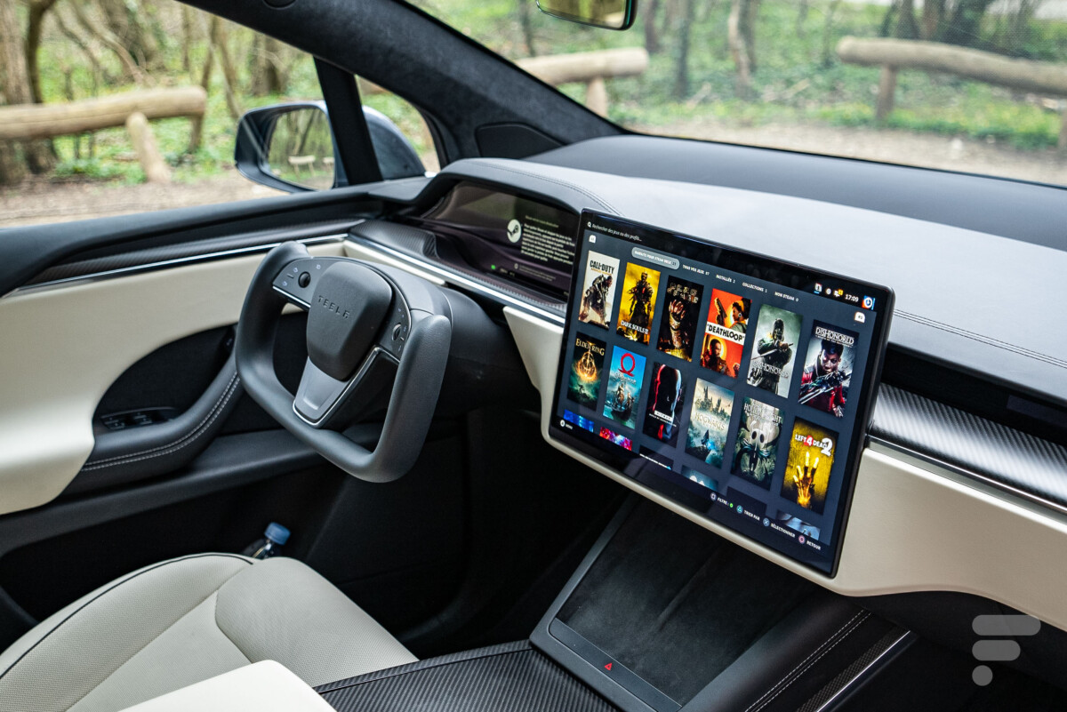 tesla model x plaid steam 1200x801 1 How to Play Steam in a Tesla: Video Games with PS5 Power in a Car