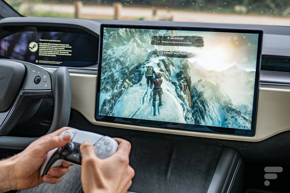 tesla model x plaid steam 5 1200x801 1 How to Play Steam in a Tesla: Video Games with PS5 Power in a Car