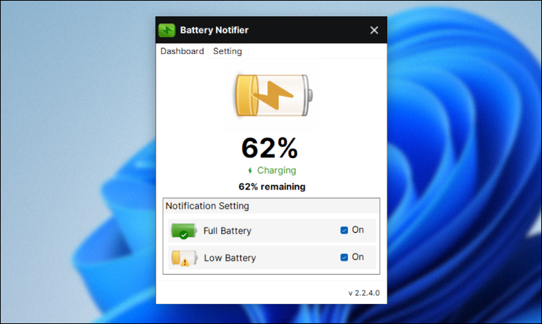 Screenshot202023 06 0120162831 How to Set Up an Alert When Your Laptop Battery is Fully Charged
