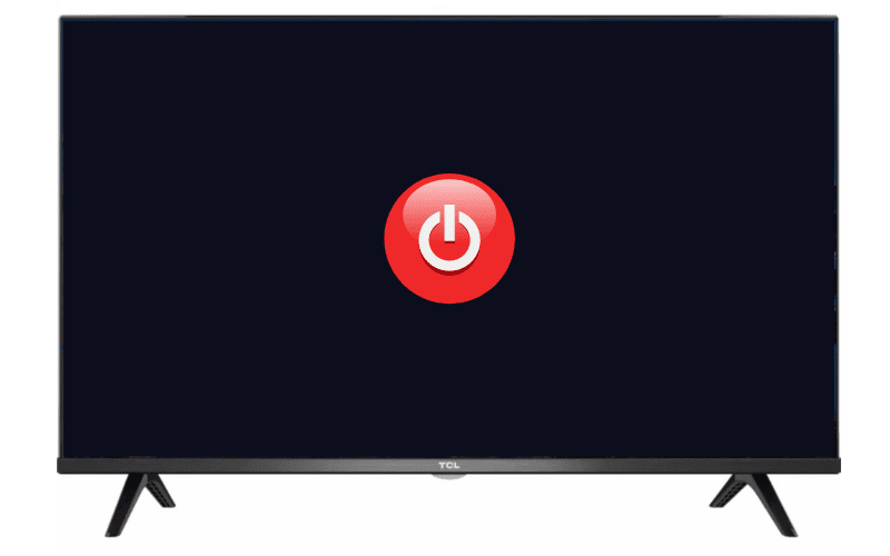 TCL TV Turning On