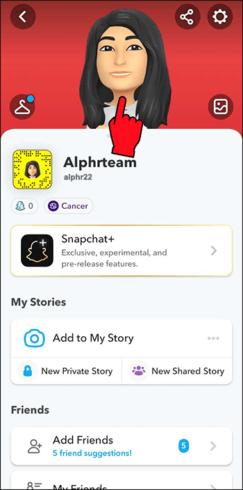 How to Get 2D Bitmoji in Snapchat 19 Tap the Bitmoji
