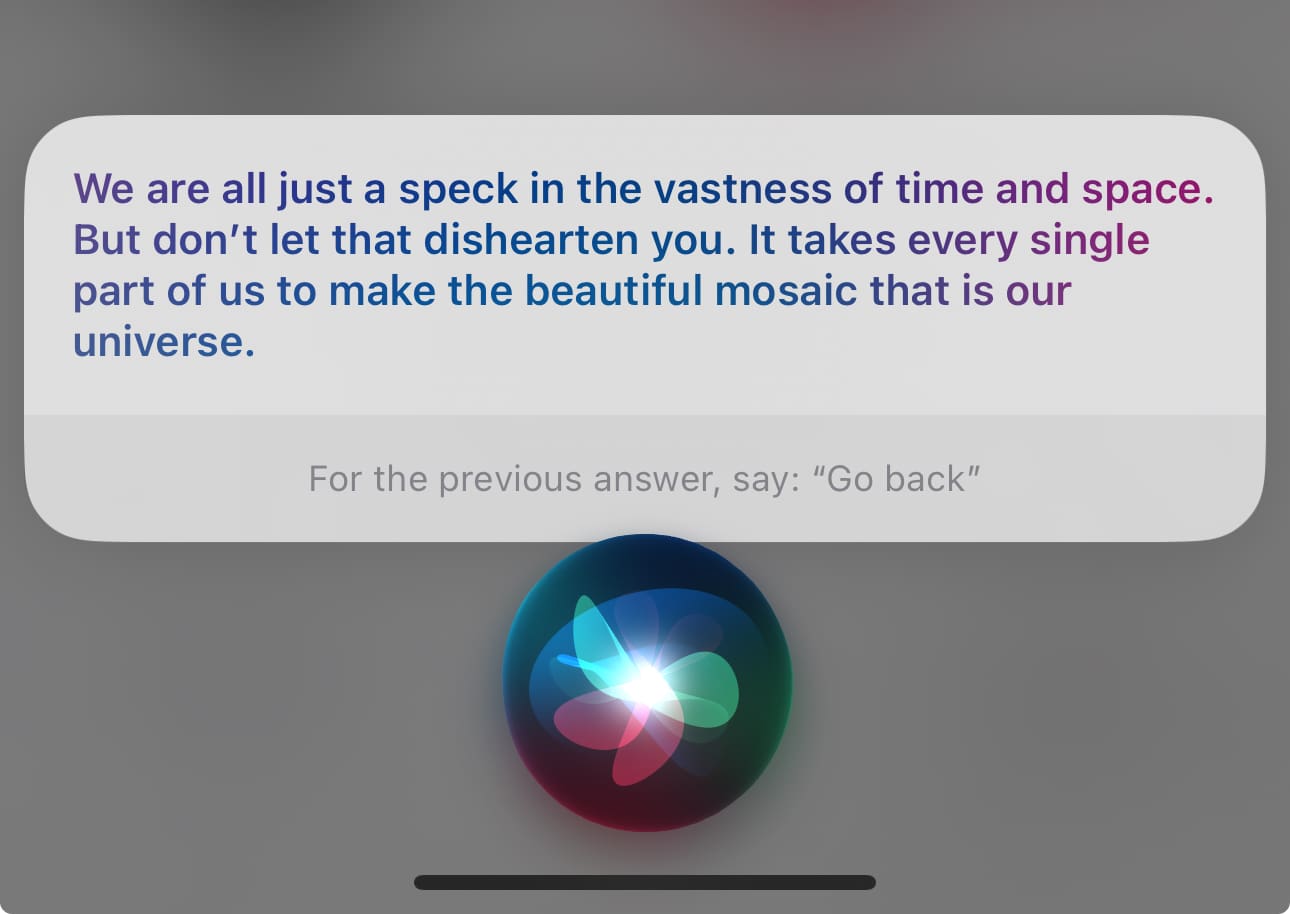Siri's Philosophical Answers